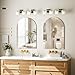VooBang Frameless Arched Wall Mirror, 20 x 28 inch Arch Bathroom Wall Mounted Vanity Mirror, Modern for Bedroom, Living Room, Hanging or Leaning
