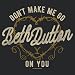 Yellowstone Women's Beth Dutton Racerback Tank Top, Black Heather, Medium