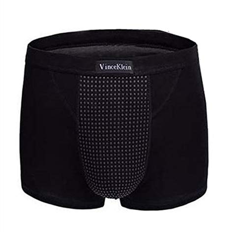 VK Magnetic therapy Help Blood Circulation Healthy Men Underwear Boxer (XXXX-Large) Black