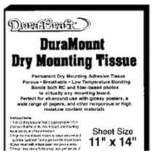 DuraCraft DuraMount Dry Mounting Tissue 11" x 14", 25 Sheets