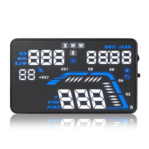 Head up Display HUD Voiture Écran Lumineux Réglable pour Conduire sans Éblouissement