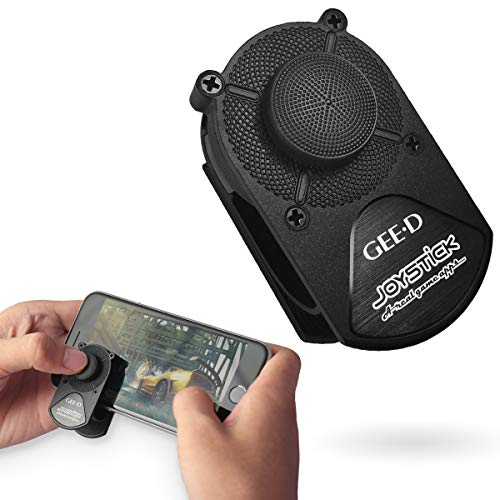 GEE·D J032 Joystick for iPhone, Mobile Phone Joystick Game Wireless Controller 360°Analog Touch Screen Game Joypad Ergonomic Thumb Stick for 4.0-6.0 inch Cell Phone Game Controller, Black GEE·D J032 Joystick for iPhone, Mobile Phone Joystick Game Wireless Controller 360°Analog Touch Screen Game Joypad Ergonomic Thumb Stick for 4.0-6.0 inch Cell Phone Game Controller, Black
