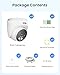 ZOSI 4 x 4MP 2.5K PoE Add-On Security Camera Outdoor, 1440p Surveillance IP Camera for Home Security, 100ft Night Vision, AI Human Vehicle Detection, Two-Way Audio, Works with Our PoE NVR Only