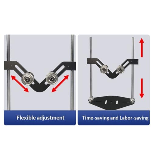 Support à rouleaux en forme de V Zerodis avec roulement de qualité supérieure