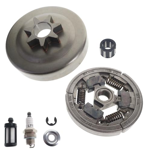 ANTO 3/8" 7T Clutch Drum Sprocket Kit for Stihl MS391 MS311 Chainsaws