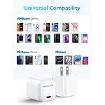 MAGIC JOHN 45W PD USB C Charger, Fast Charging Wall Power Adapte, White - Image 6