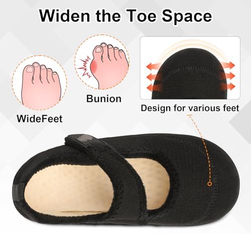 Pantuflas Para Rehabilitación, Zapatos Diabéticos De Ajuste Ancho Para Mujer, Pantuflas Unisex Para Mujer, Tenis De Malla Transpirable Para Ancianos, Edema Diabético, Pies Hinchados Al Aire Libre, Rojo