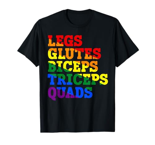 Legs Glutes Biceps Triceps Quads Camiseta