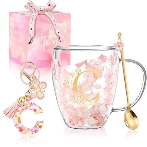 Taza de café de cristal para mujer, regalo único de cumpleaños para mujeres, tazas de té expreso, regalos personalizados para amigas, mamá, lindas tazas de vidrio de doble pared, Navidad, día de San | Ya disponible en tu tienda friki favorita! En mundofriki.es!