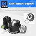Tripod Head 44mm Low Profile Ball Head, WEYLLAN DH44 360 Degree Metal Panoramic Camera Ball Head Mount with Two Quick Release Plates, Arca Ballhead for Tripod Monopod DSLR Camera Max Load 55lbs/25kg