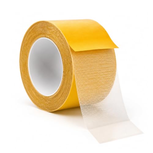 Image of Grid Double Sided Tape Heavy Duty 2Inch x 66 Feet, 2026 Upgraded Strong Adhesive Double Sided Mesh Tape, High Tack Double Sided Tape for Wall, Carpet & Floor Adhesive