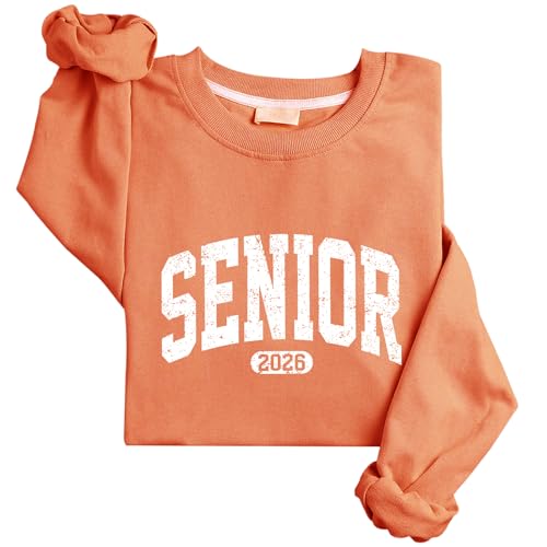 Senior 2026 Sweatshirt Class of 2026 Shirt Long Steeve For Women Men Unsiex