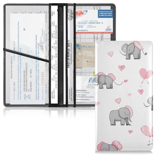 Organizador de Documentos para Auto Piel PU miniatura 2