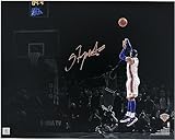 Carmelo Anthony New York Knicks Autographed 16" x 20" Game Winning Shot Vs. Chicago Bulls Spotlight Photograph - Autographed NBA Photos