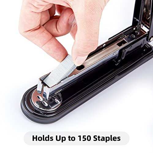 Ezwork Stapler, 20-50 Sheets Capacity With Staples And Staple Remover Set, Desk Stapler Office Staplers (Black, 50 Sheet) #TOP2