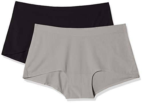 Sloggi Women Move Shorty C2p Capo Intimo Tecnico, Multicolore (Black Combination M014), 46 (Taglia Produttore: Medium) Donna