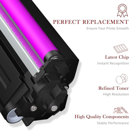 Toner 054H compatible Canon Color imageCLASS MF642cdw optimisé pour des documents nets - 4