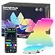 10pcs Led Gaming Panels, LED Smart Wandleuchte Wifi RGB mit IC Musik Sync Wandbeleuchtung Dreiecke, App Steuerung Funktioniert mit Alexa Google Zimmer and Gaming Deko