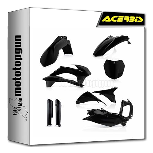 acerbis 0016874.090 kit plastiche completo nero compatibile con ktm sx