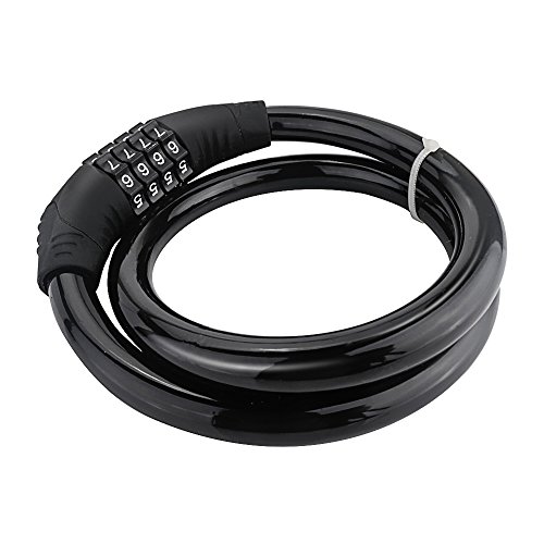 Sanwo 01 Security Bike Lock 4 Digit Resettable Combination Cable Lock thumb #8