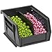 Akro-Mils 30210 AkroBins Plastic Storage Bins, Space-Saving Stackable Bins for Garage, Pantry, Craft Organization, 5-