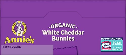 Annie's Organic White Cheddar Bunnies Baked Snack Crackers, 7.5 oz - Thumbnail 7