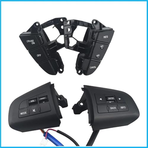 Interrupteur bouton volant Mazda 3 2011-2015 régulateur Bluetooth - 5
