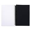 Thornton's Art Supply 5.5 in x 8.5 Sketchbook 100 Sheets (White 80, Black 20) Blank Pages in Premium Hardbound Artist Coloring Spiral Perforated Pad for Drawing Painting Sketching Sketchpad #2