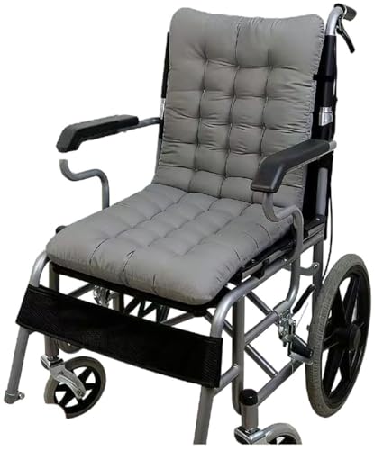 HUTRADE Cojín Antiescaras Integrado para Silla De Ruedas con Respaldo, Reductor Presión Lavable En Poliéster/Algodón, Previene Úlceras por Presión Accesorio para Sillas Ruedas Y Oficina