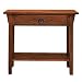 Leick Mission Hall Console Table, Russet