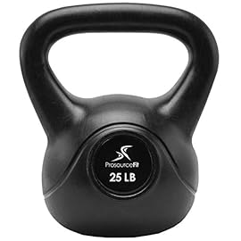 ProSource Vinyl Plastic Kettlebell from 10, 15, 20, 25, 30, and 35 lbs