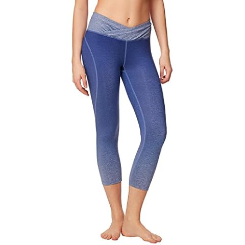 SHAPE activewear Women's Ombre Capri, Surf Ombre, X-Small Cover