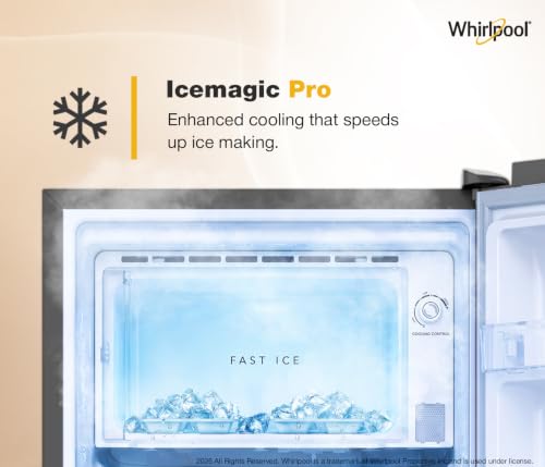 Image of Whirlpool 207 L 5 Star Icemagic Pro Inverter Direct-Cool Single Door Refrigerator (230 IMPRO PRM 5S INV ALPHA STEEL-Y, Grey, 2026 Model)