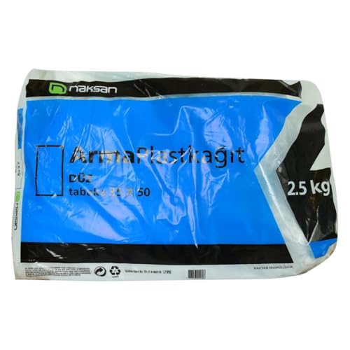 Plast Kağıt Bloklu Plast Naylon Şeffaf Düz Tabaka 35X50 Cm 2500 g set