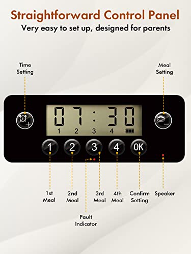 Npet Automatic Pet Feeder, 6L Dog And Cat Food Dispenser For Small & Medium Pets, Automatic Dog Feeder With Programmable Timer (Black) #TOP5