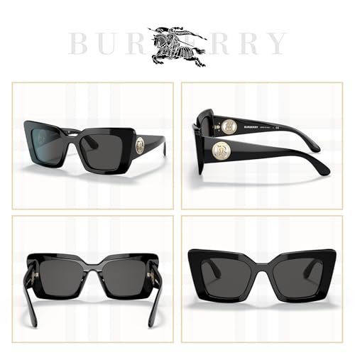 BURBERRY Daisy BE4344 Square Sunglasses For Women +BUNDLE with ACCESSORY EYEWEAR KIT3