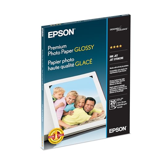 Epson Premium Photo Paper Glossy (5x7 Inches, 20 Sheets) (S041464) image 3