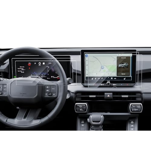 Protecteur d'écran RAV4 2026 Toyota lot de 4 vitres pour navigation 10.5 et compteur 12.3 pouces