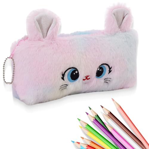 SIVZUMO Étui à Crayons Chat Drôle - Sac Stylo Mignon Doublure Mousse Épaisse - Cadeau