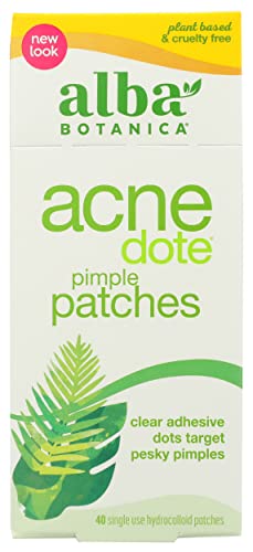 Alba Botanica Acnedote Pimple Patches, Plant Based, 40 Each (Pack Of 1)
