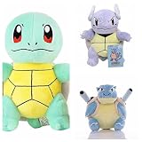  Cartoni Animanti Peluche 20 cm Giocattoli bambino bambina Nuova Collezione 2022 Squirtle Wartortle Blastoise Animali di Peluche (Squirtle)