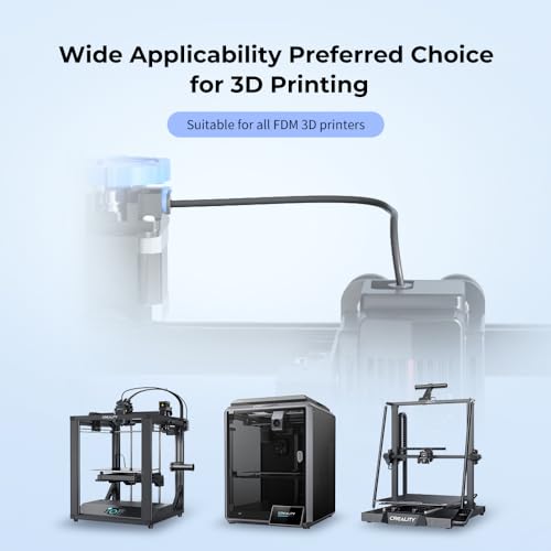 Cregrant3D Kit de Impressora 3D Creality Upgrade com Tubo Capricorn Premium Xs Bowden 1M, Cortador d