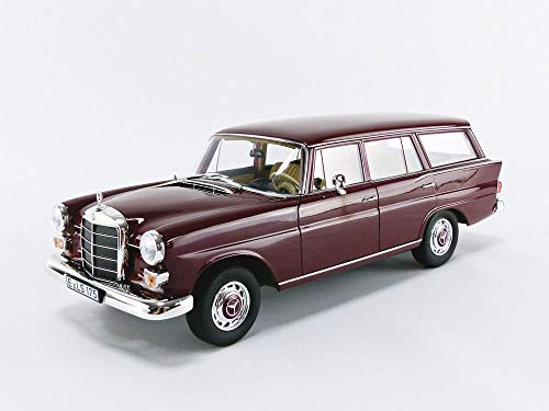 Preisvergleich Produktbild Norev 183576 Mercedes-Benz 200 Universal 1966 Dark Red
