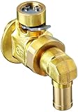 F316L: FUMOTO VALVE W/90°L-NIPPLE M14-1.5 THREADS, BRONZE