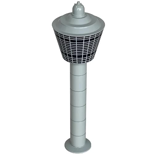 MACHASORS 1/400 Scale Control Tower Model 6.5 Inches Airport Tower Set Aircraft Scene Accessory for Aviation Enthusiast