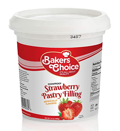 Strawberry Jam - 14 oz. - Premium Pastry Filling and