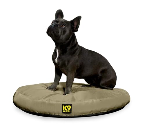 K9 Ballistics Tough Round Nesting Pillow Dog Bed, S, Sage Green
