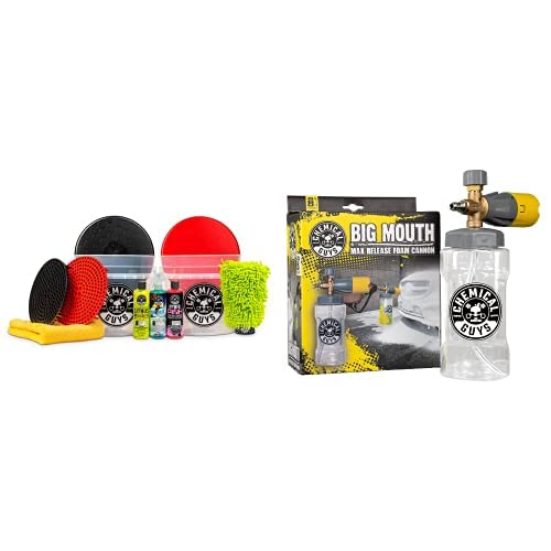 Best Car Washing Kit Chemical Guys HOL129 & EQP324 Best Two Bucket Car Wash ...