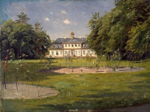 Affiche Worry Fri Castle Peder Monsted impression toile pour décoration salon