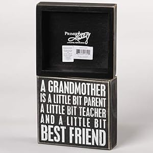Primitives by Kathy Grandmother Best Friend Box Sign 6" x 5.50" Primitives by Kathy Grandmother Best Friend Box Sign 6 x 550